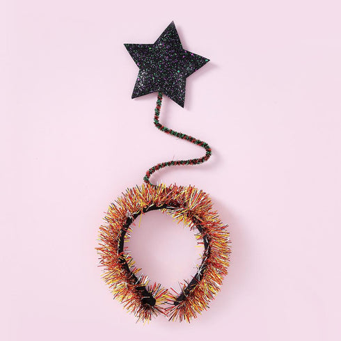Fluffy Baby Headband 5-color Five Pointed Star Children's Hair Band